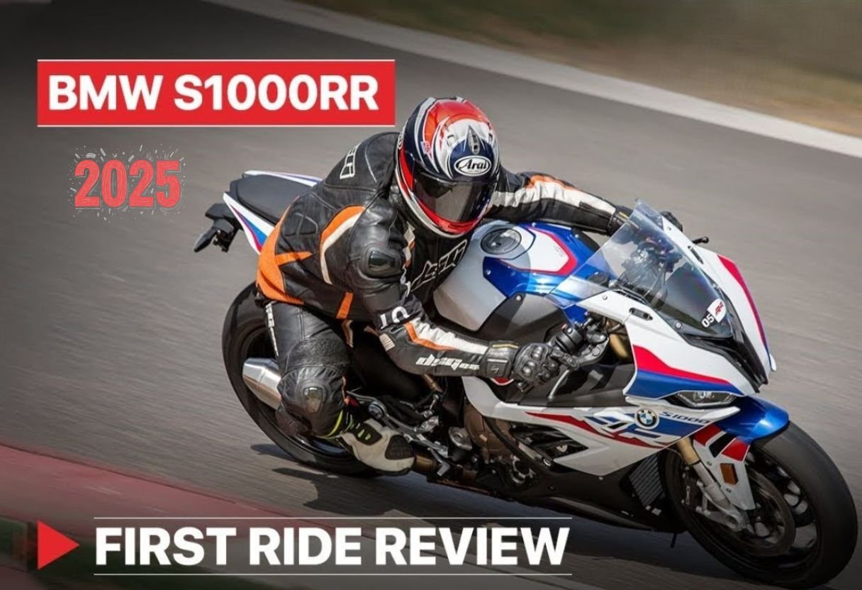 BMW S1000RR 2025 superbike showcasing its aggressive design, advanced aerodynamics, and cutting-edge performance features.