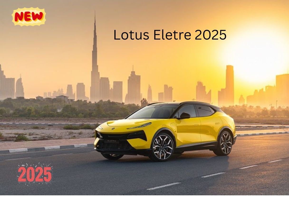 "Lotus Eletre 2025 electric hyper-SUV with futuristic aerodynamic design