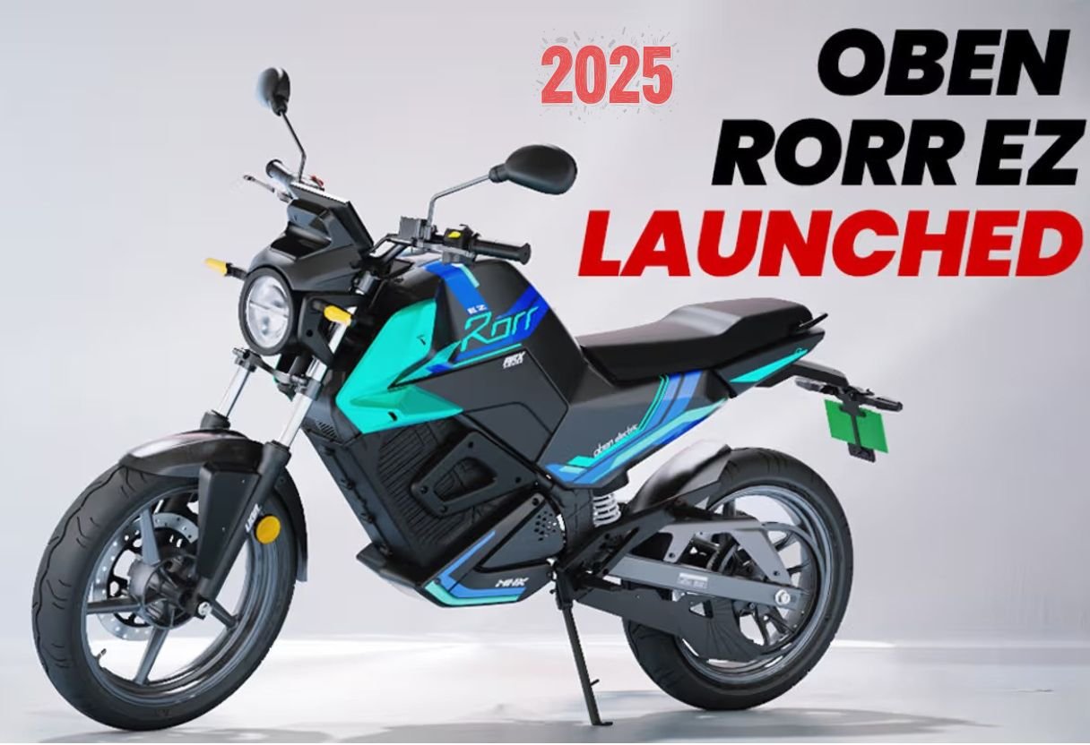 Oben Rorr EZ 2025 electric bike launched with futuristic design and performance features
