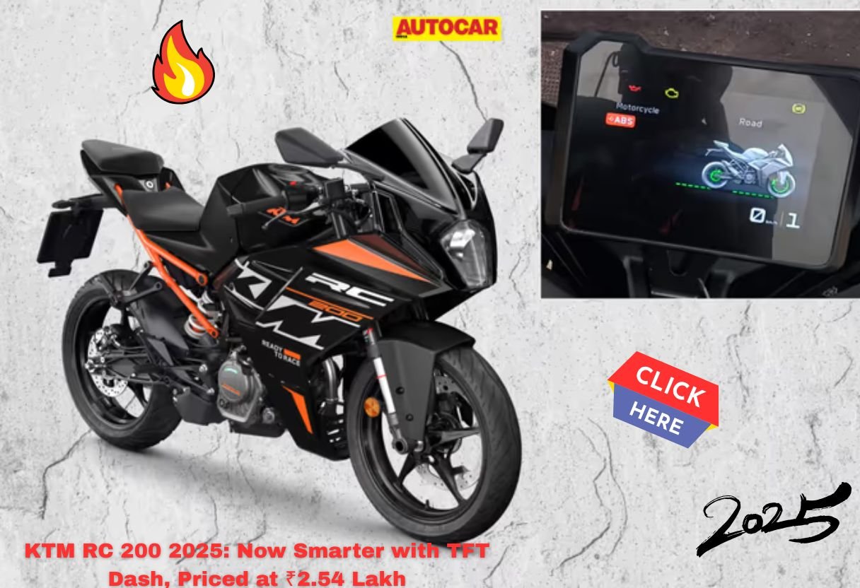 KTM has always been synonymous with raw performance, race-inspired DNA, and cutting-edge motorcycle tech in the Indian two-wheeler space. The KTM RC 200 2025 continues this legacy with a fresh update that